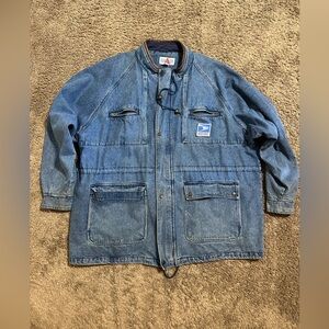Vintage USPS Mailman Denim “big boy” jacket 90s size 3XL